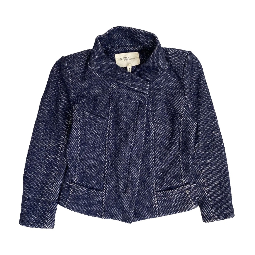 ISABEL MARANT ETOILE Navy Wool Jacket Size 1 100% Virgin Wool